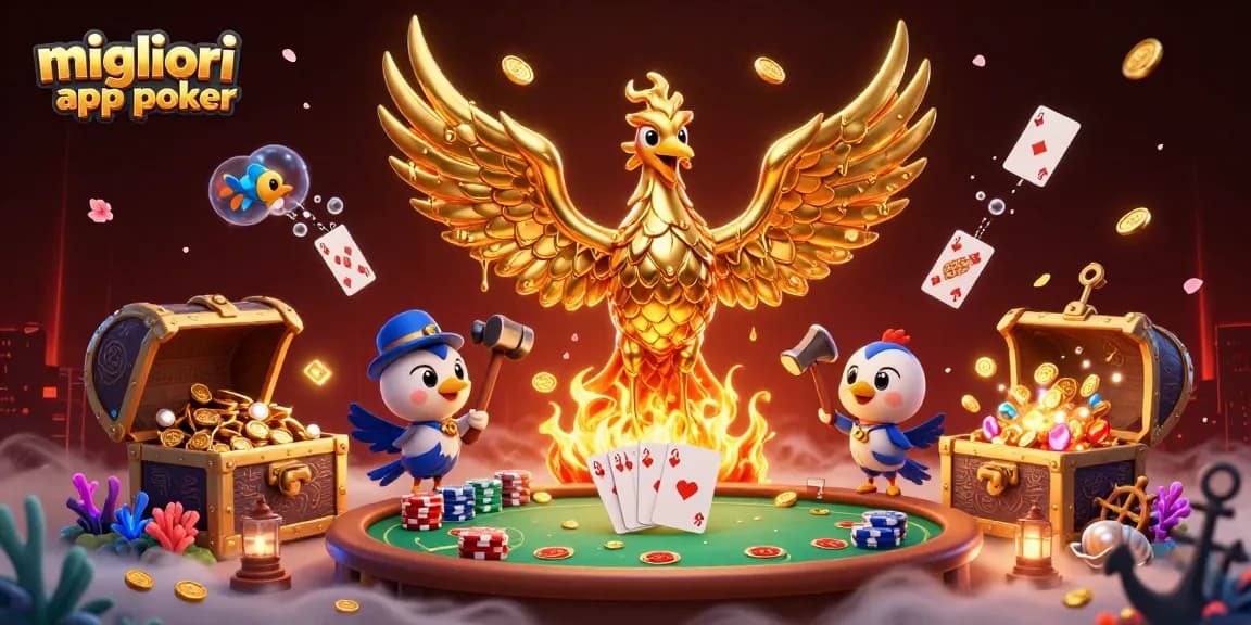 Migliori app poker: Gioca al tavolo verde virtuale con grafica accattivante e avvincenti elementi di gioco.