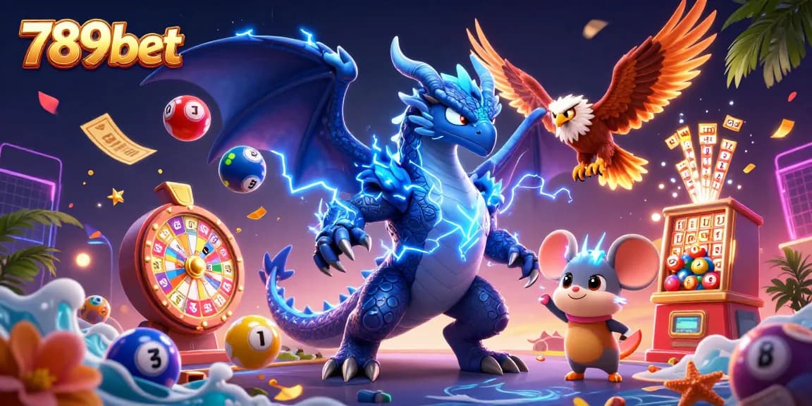 Experience thrilling gameplay at 789bet with dynamic lottery scenes and colorful gaming elements.