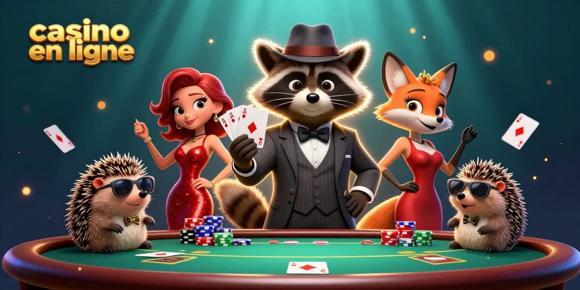 Jouer au poker en ligne avec une main royale dans une scène de casino en ligne captivante