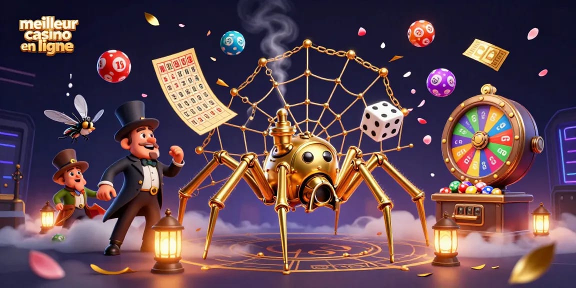 Jouez au meilleur casino en ligne et découvrez une illustration captivante des éléments de jeu