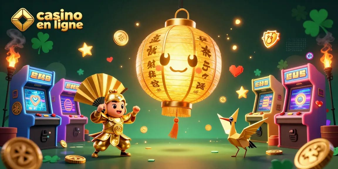 Vivez l'expérience casino en ligne avec ce spectacle vibrant de lanternes et de guerriers en papier.