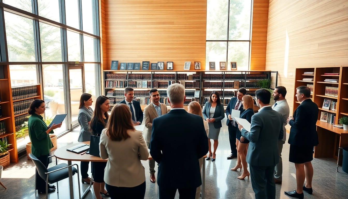 Law professionals collaborating on Legal Recoveries in a modern office environment.