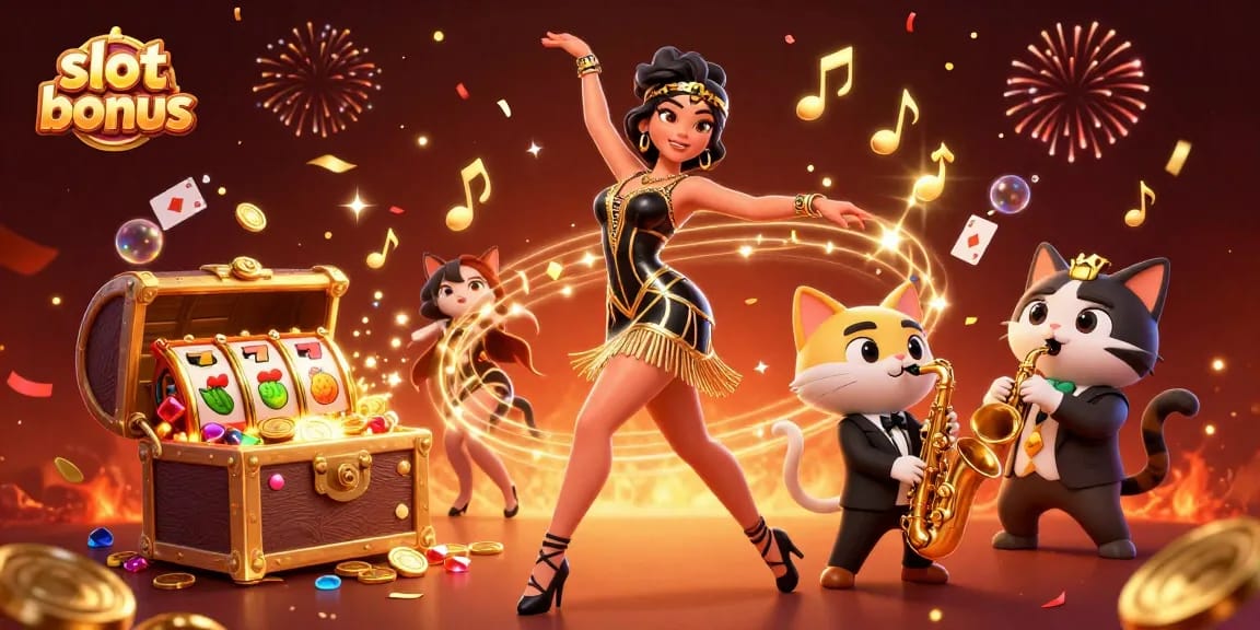 Engage with exciting slot bonuses while enjoying a vibrant casino scene filled with thrill and glamour.