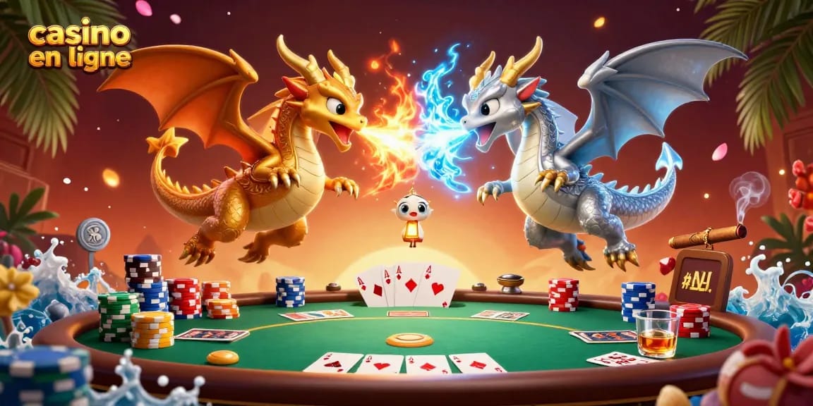 Expérience de jeux passionnants sur casino en ligne avec des dragons en 3D et un décor riche.