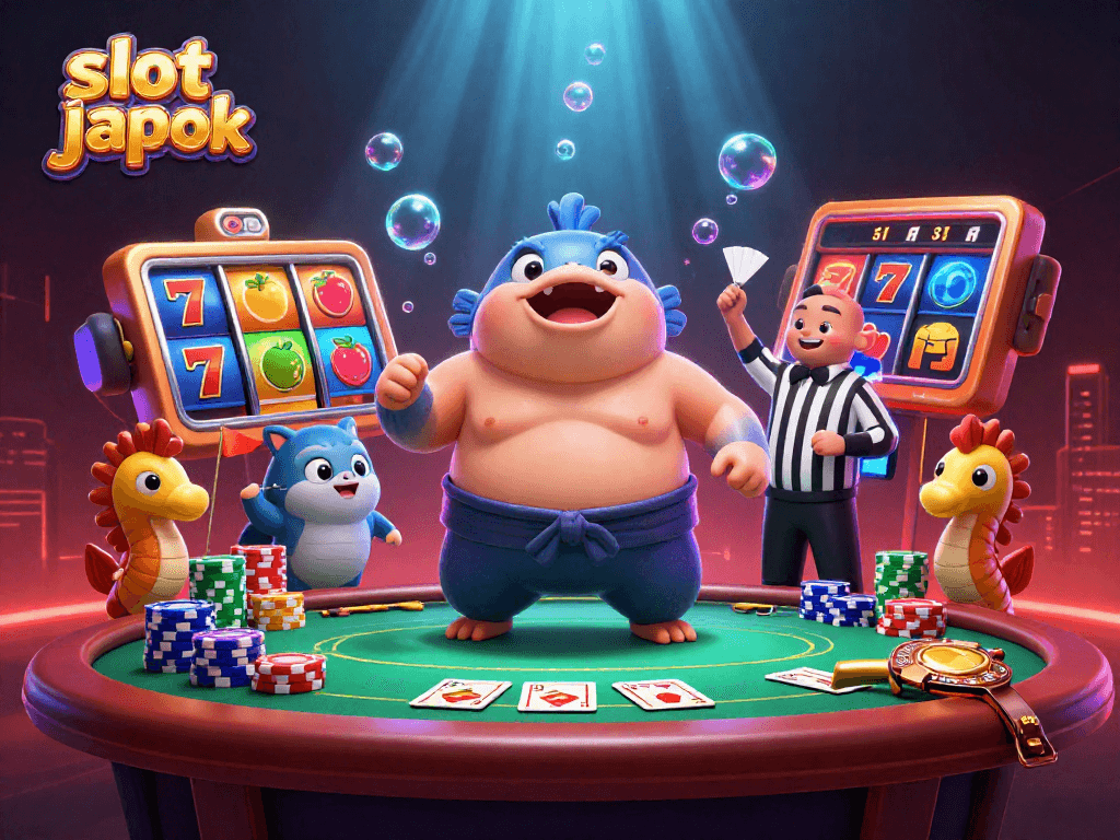 Experience the thrill of the slot jackpot with vibrantly illustrated 3D characters and game elements.