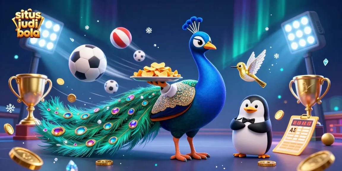 Engage in situs judi bola betting excitement with dynamic sports elements and a vibrant atmosphere.