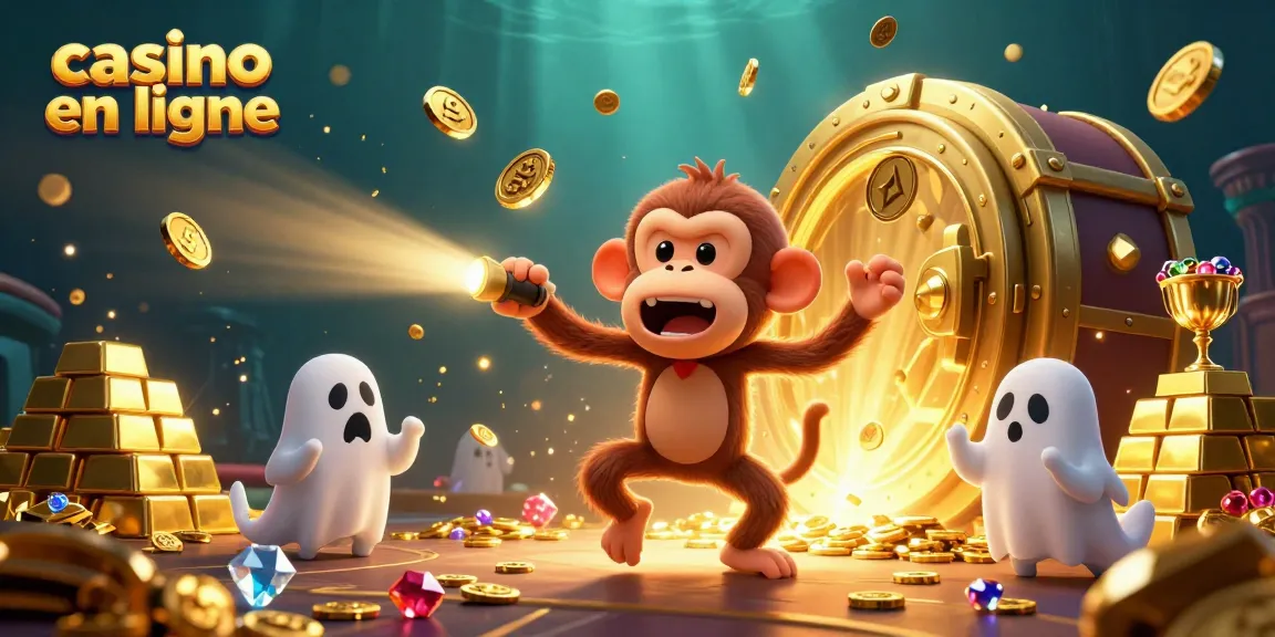 Casino en ligne : un singe poltergeist malicieux jongle avec des trésors au casino hanté