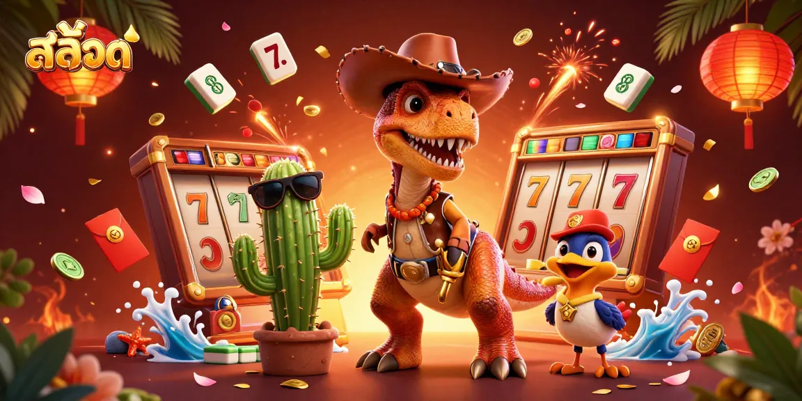 Experience thrilling สล็อต action with vibrant 3D characters and dynamic slot elements!