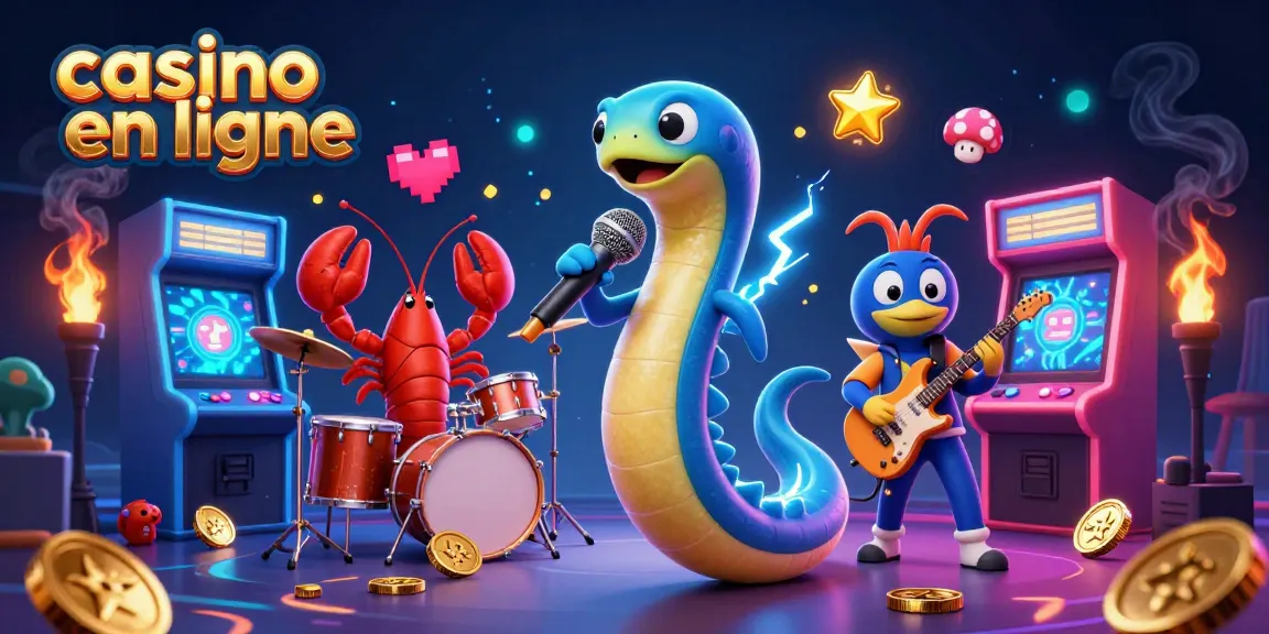 Découvrez le casino en ligne avec des jeux palpitants, des lumières éclatantes et des personnages animés.