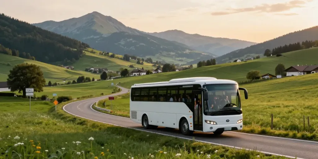 Transport Moldova Germania cu autobuz comod în peisaj european