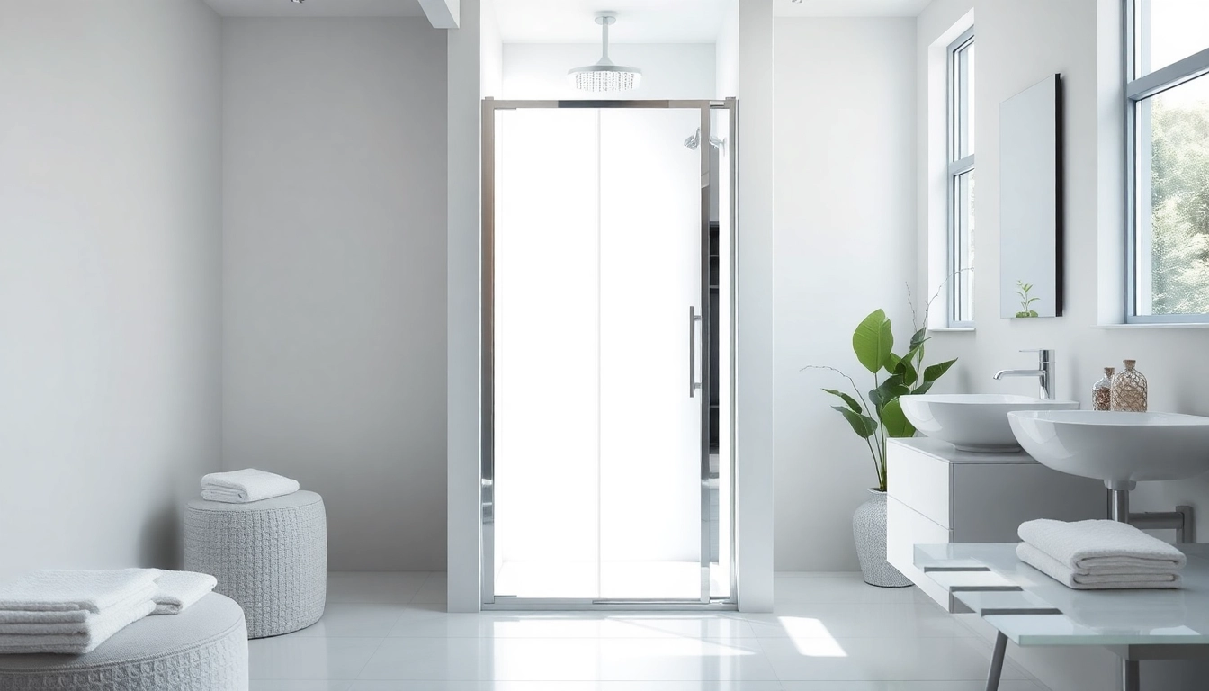 Visually stunning paroi de douche sirhona in a contemporary bathroom setting, enhancing elegance.