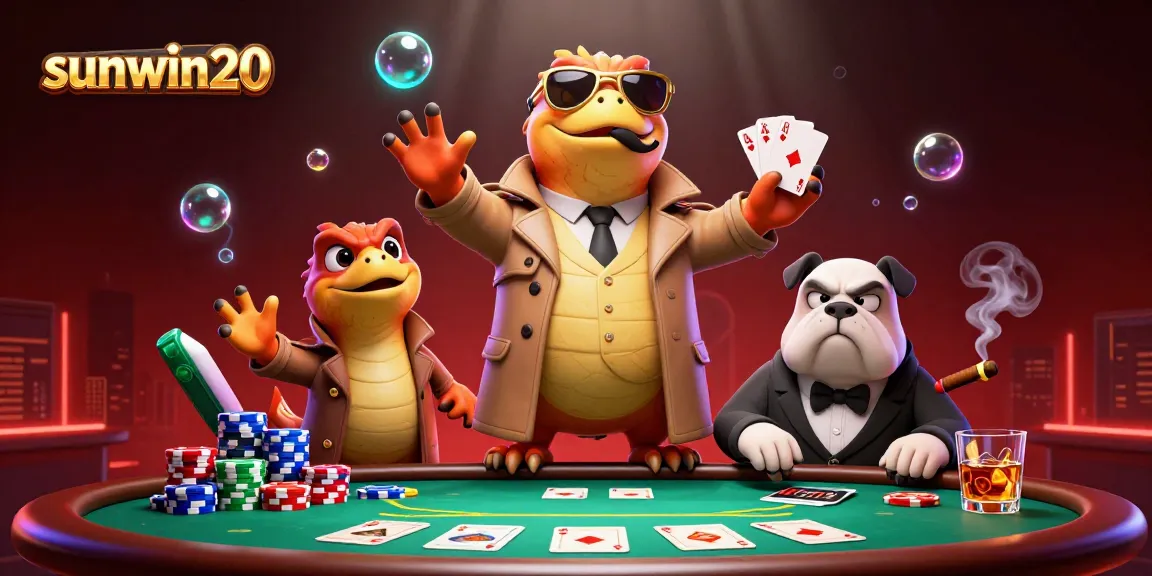 Experience the thrills of sunwin20 as raptors attempt a clever heist in a bustling casino setting.