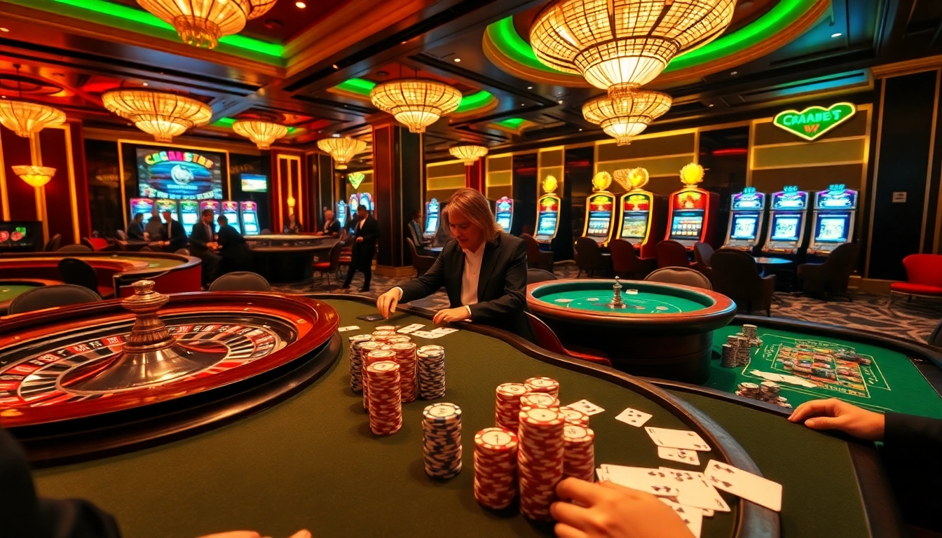 Engage in thrilling gameplay at trang chủ 88clb with vibrant casino tables and exciting gaming action.