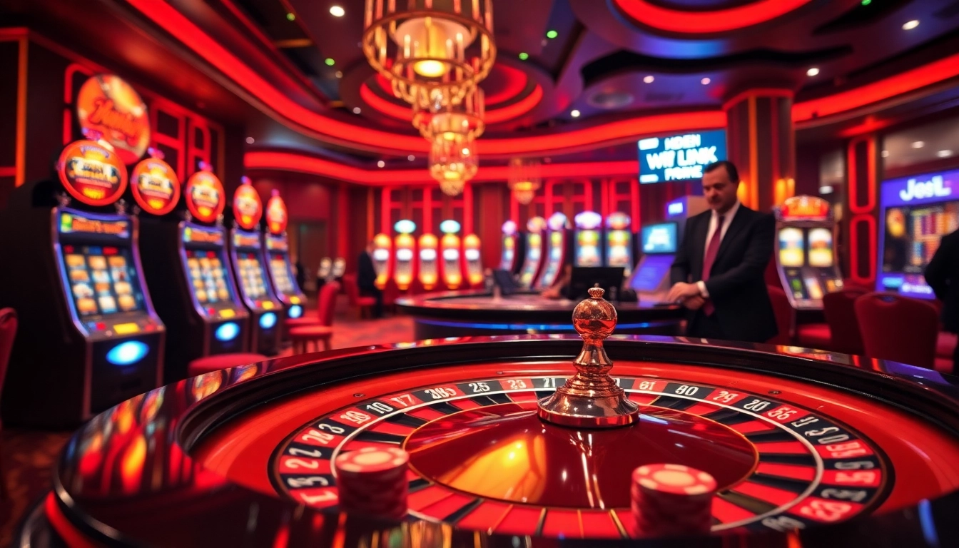 Engage with hidden wiki links while enjoying vibrant casino table games in an upscale setting.