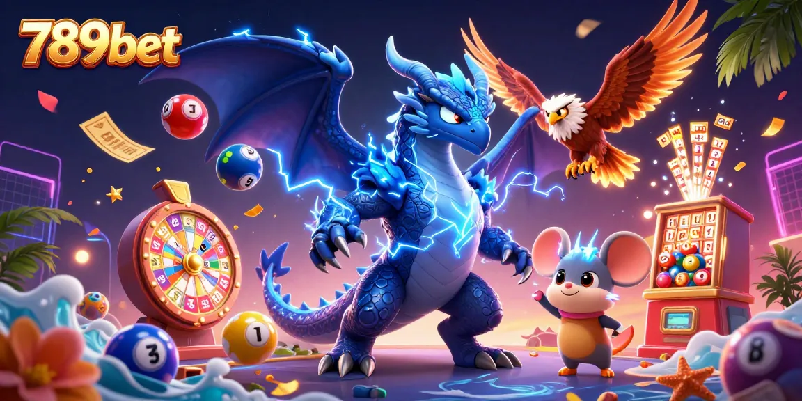 Experience thrilling gameplay at 789bet with dynamic lottery scenes and colorful gaming elements.