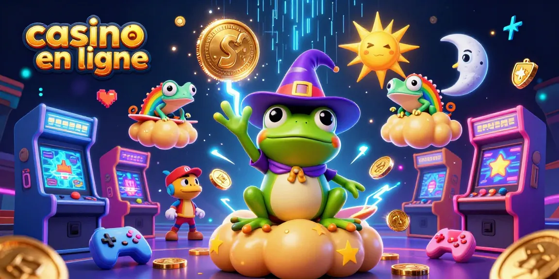 Augmentez votre expérience de casino en ligne avec une illustration de jeu vibrante, pleine de symboles de gains et d'énergie.