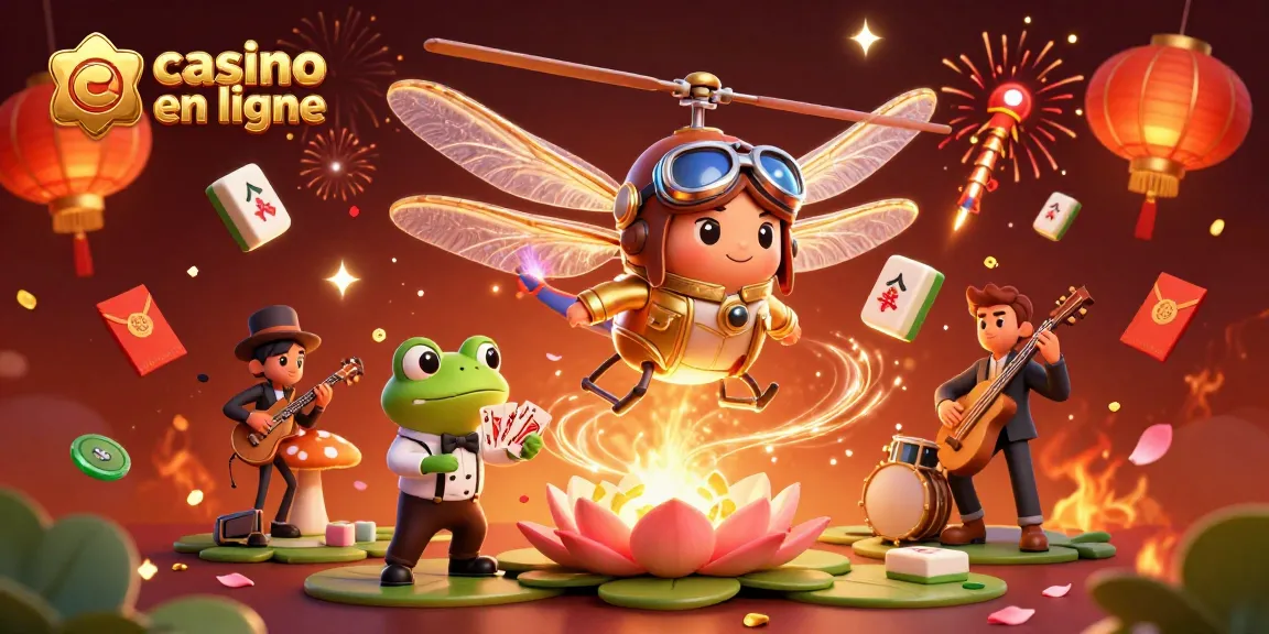 Jouez à un casino en ligne avec des jeux de cartes animés par un croupier grenouille