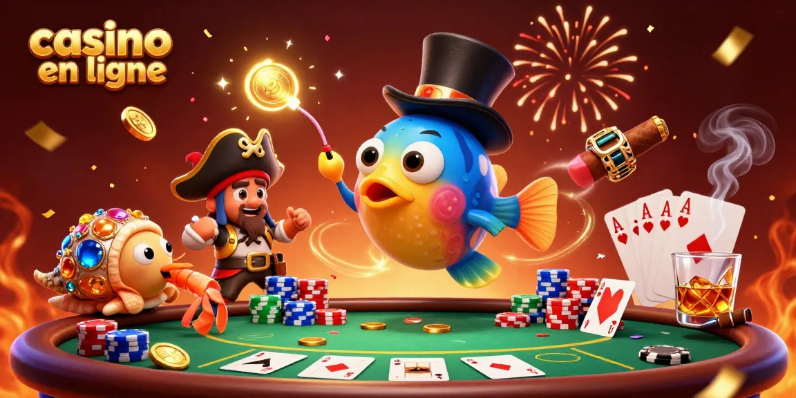 Attractez des pièces d'or avec casino en ligne lors d'un jeu de poker captivant.