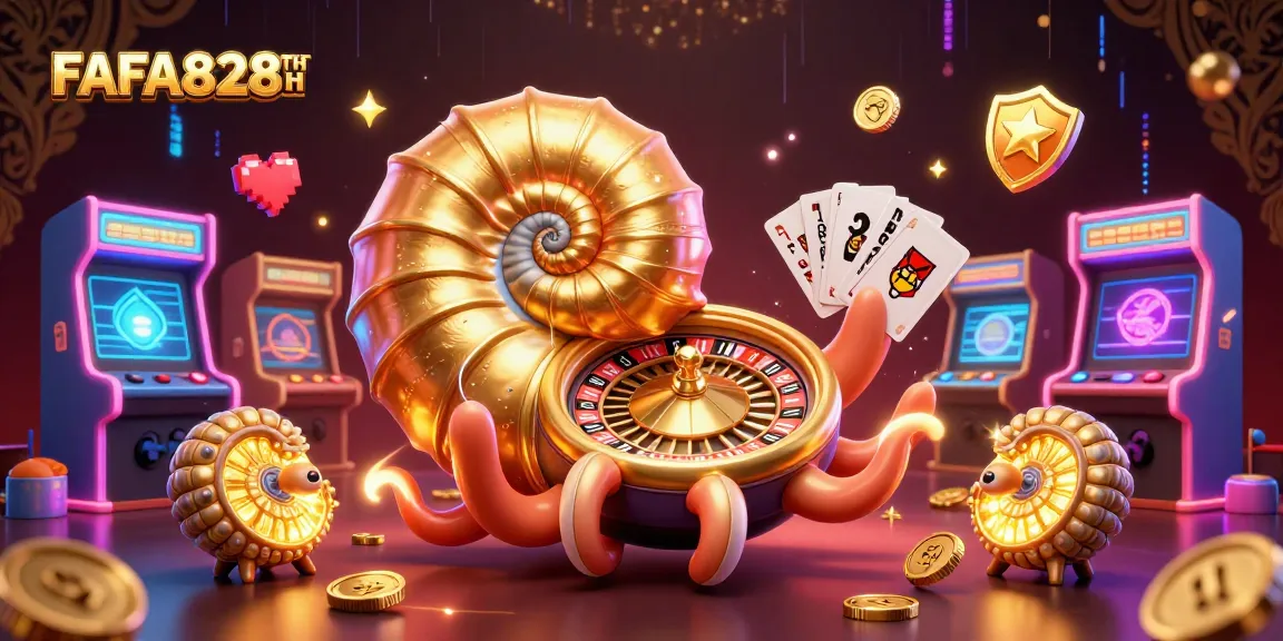 Engage in thrilling gameplay at FAFA828TH with vibrant casino-themed digital art