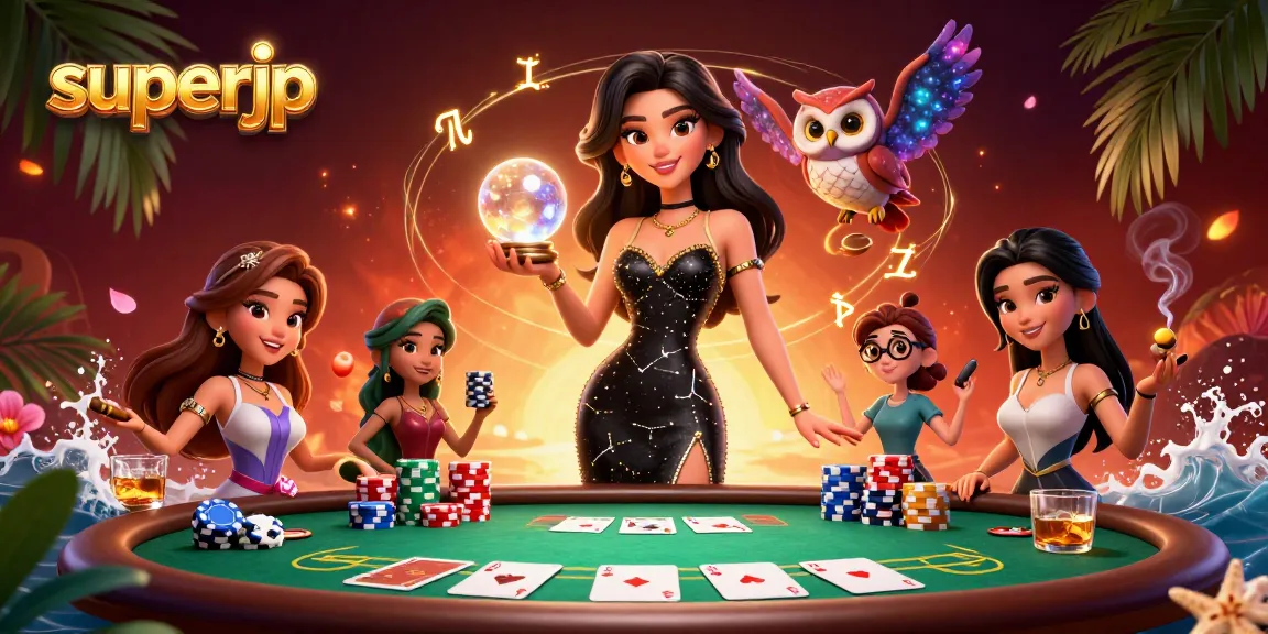 Experience thrilling gameplay with superjp amidst stunning casino visuals.