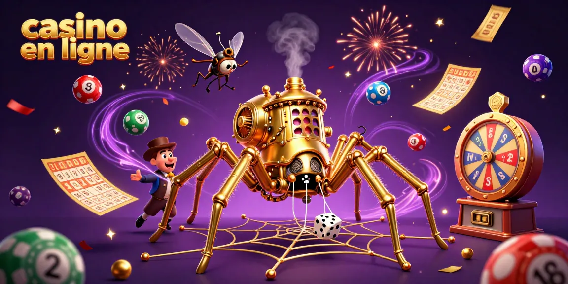 Affrontez votre chance au casino en ligne avec un design captivant en 3D.
