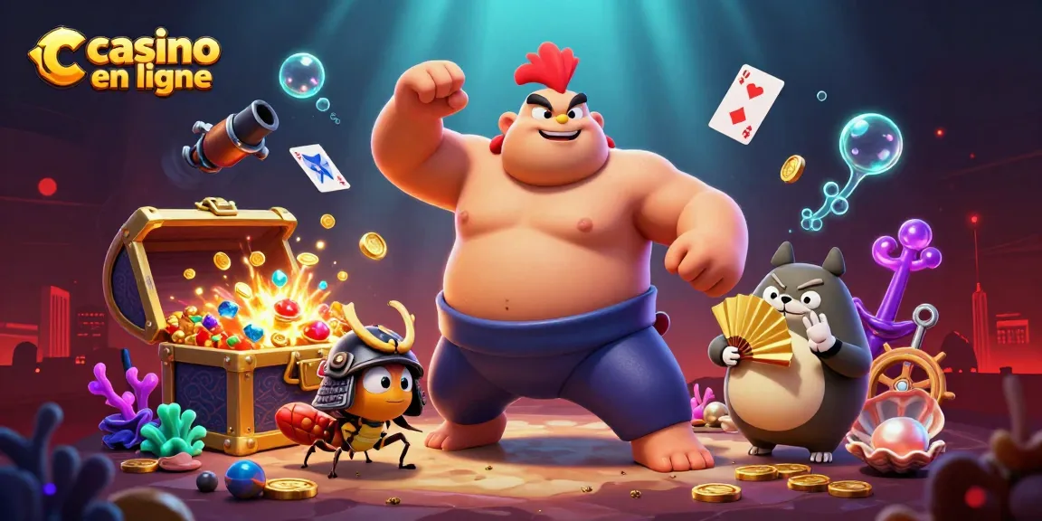 Jouer à des jeux captivants dans un casino en ligne avec une ambiance animée.