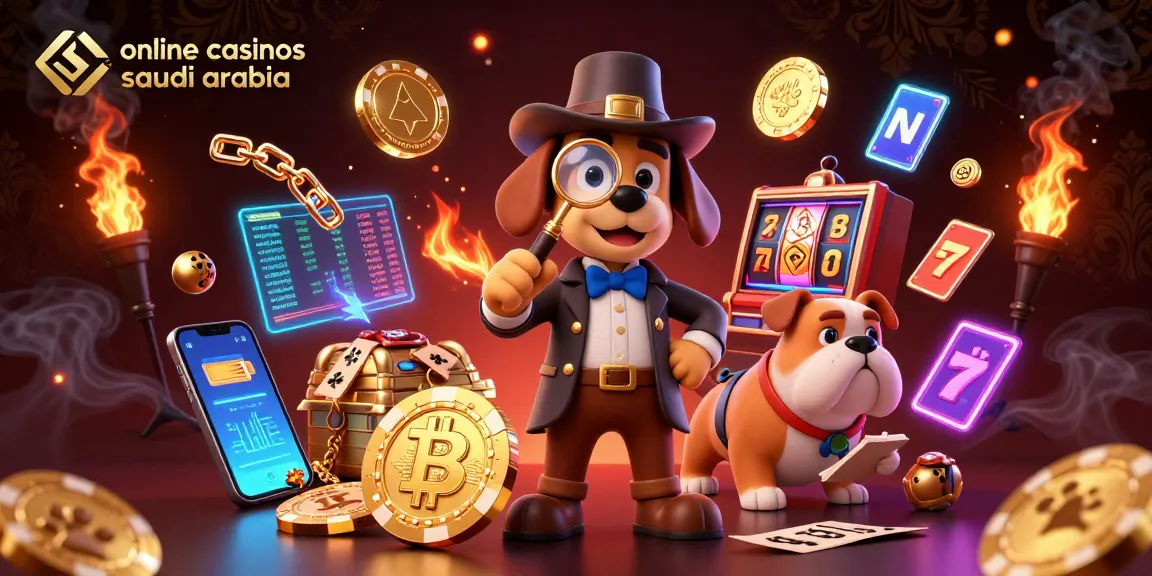 Engage with online casinos Saudi Arabia featuring detectives uncovering gambling clues and crypto elements.