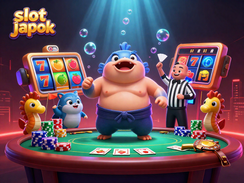 Experience the thrill of the slot jackpot with vibrantly illustrated 3D characters and game elements.