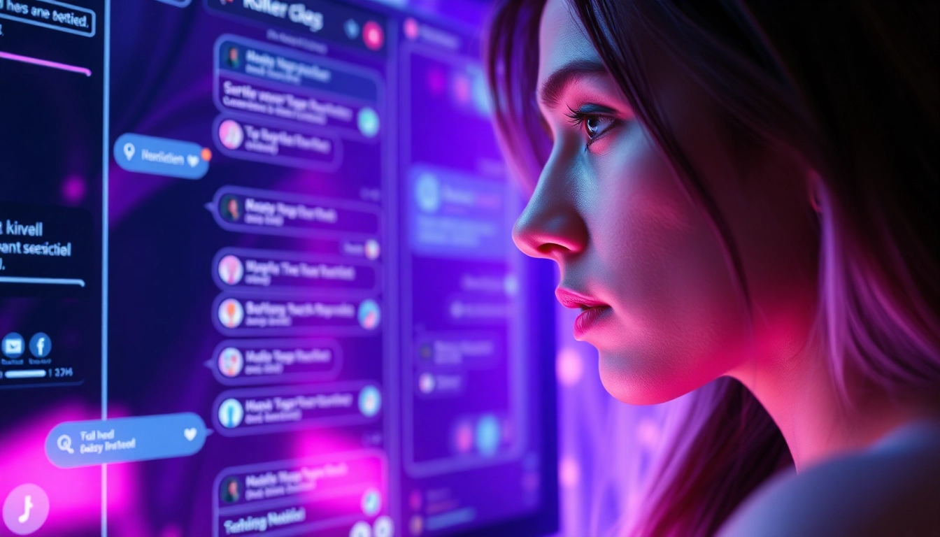 Experience the best NSFW AI chatbots with interactive chats and rich visuals, showcasing playful engagement.