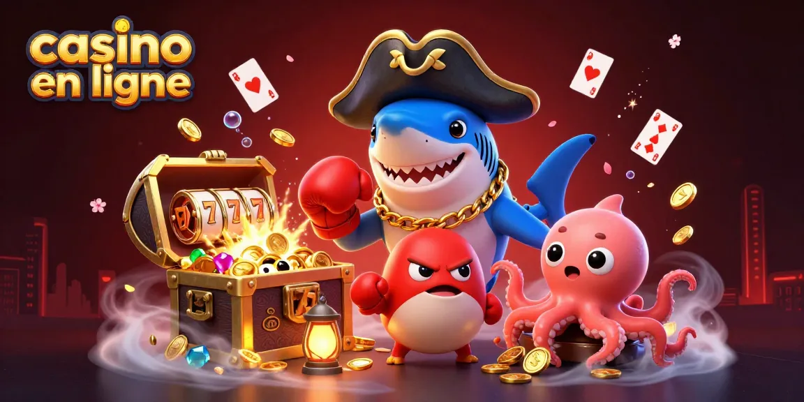 Découvrez le casino en ligne avec des personnages animés et des éléments de jeu variés.