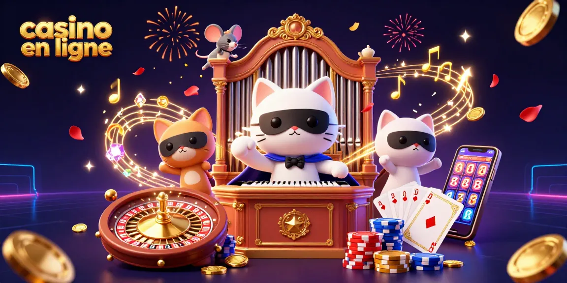 Casino en ligne : Jouez avec le chat fantôme dans une scène remplie d'éléments de jeu captivants