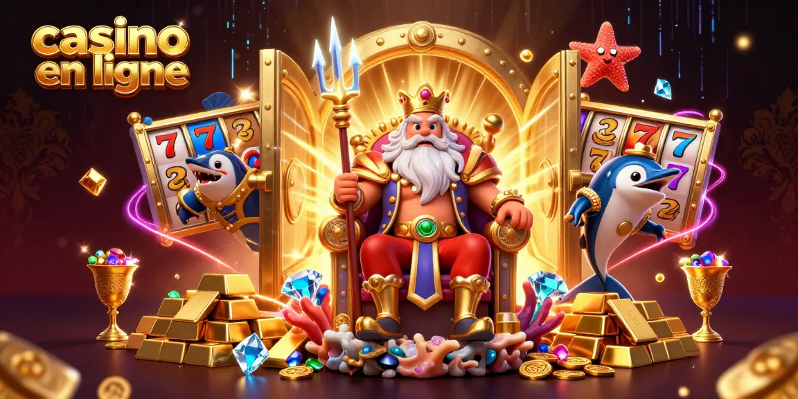 Plongez dans l'univers des jeux avec notre casino en ligne : Neptune et ses trésors.