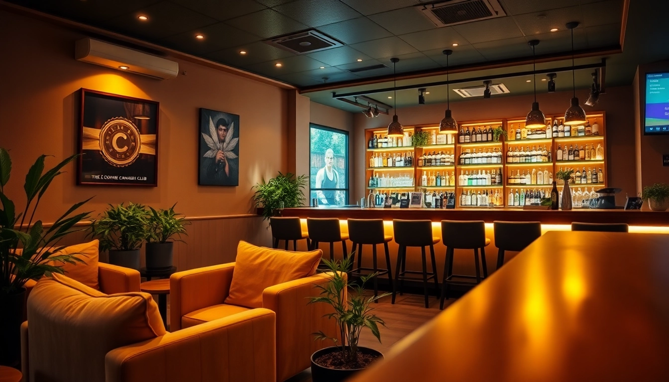 Visitez The Corner Cannabis Club Madrid pour une expérience de détente unique avec des espaces confortables.
