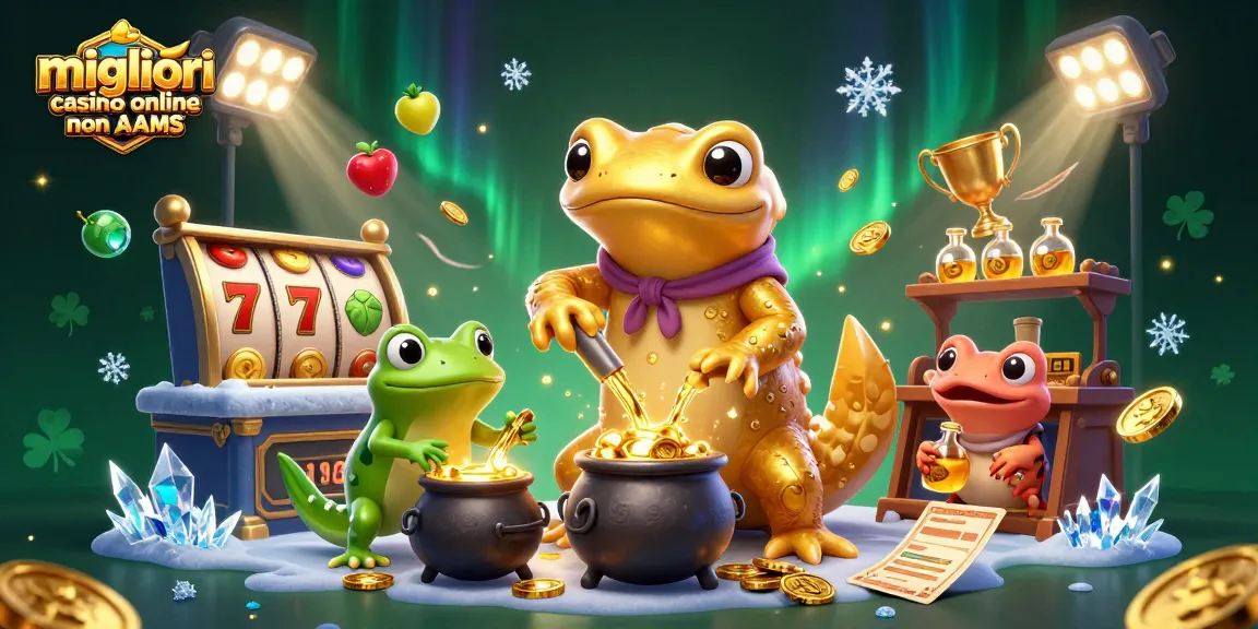 Scopri i migliori casino online non AAMS con questa illustrazione creativa e coinvolgente.