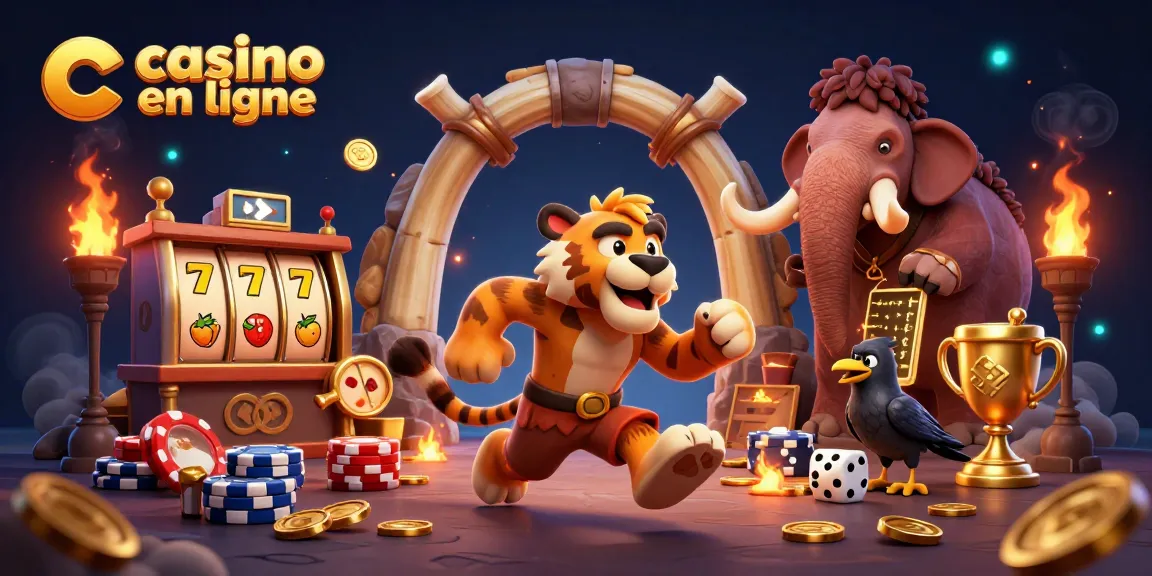 Gagnez au casino en ligne avec une illustration unique de personnages en plein jeu