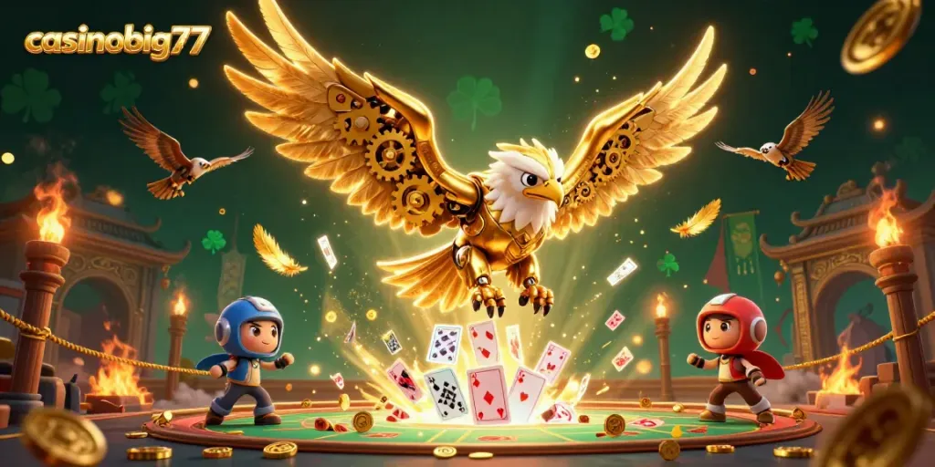 Casinobig777 invites players to experience thrilling casino action with dynamic 3D elements and vibrant visual detail.