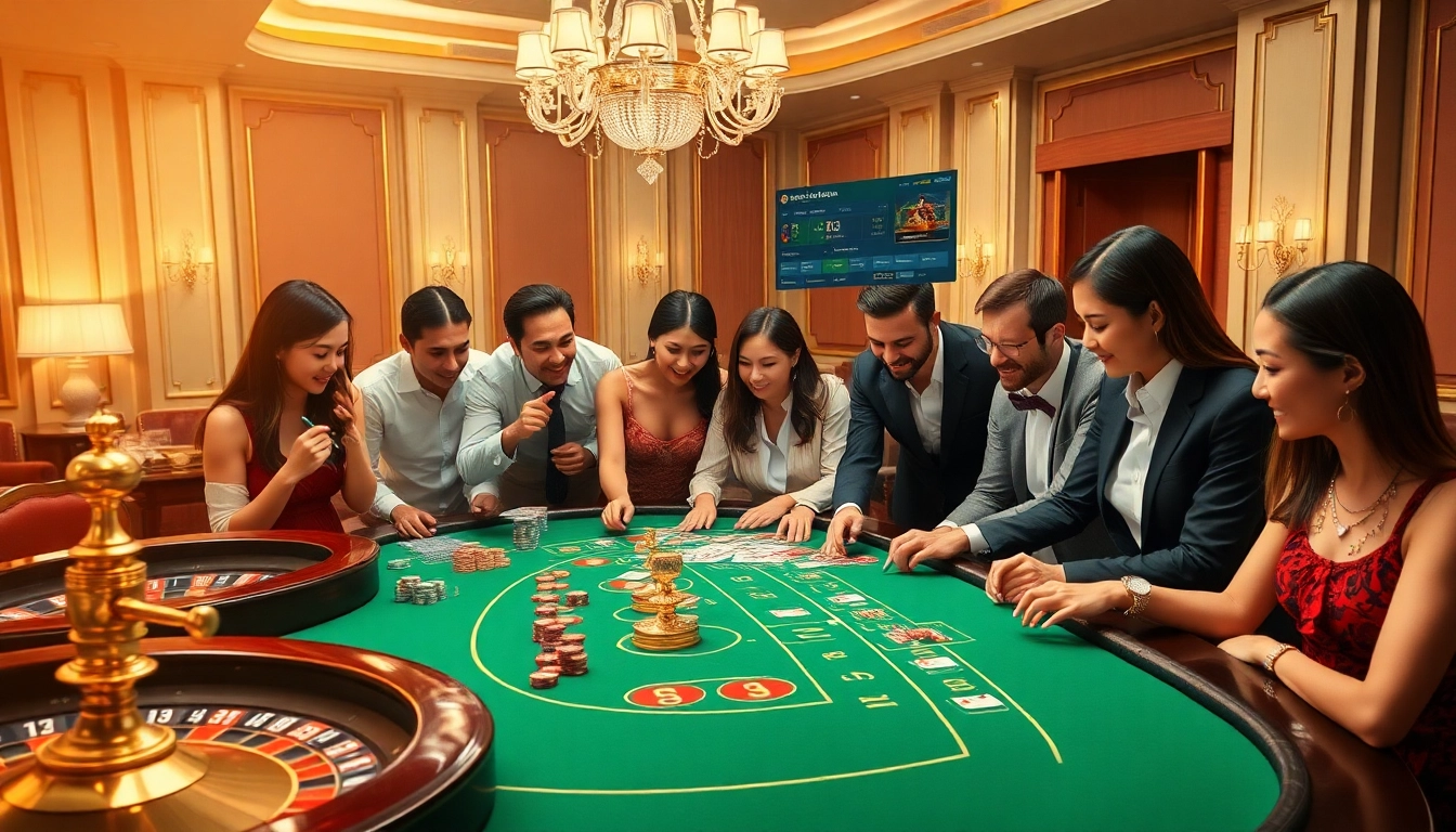 Experience thrilling moments with Bong da lu at a luxurious casino table, where excitement meets sports betting.