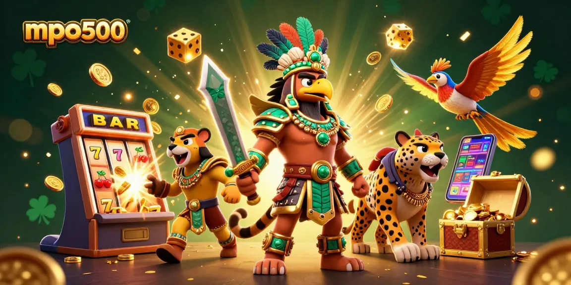 Engage in thrilling slots at mpo500 with vibrant characters and exciting casino elements.