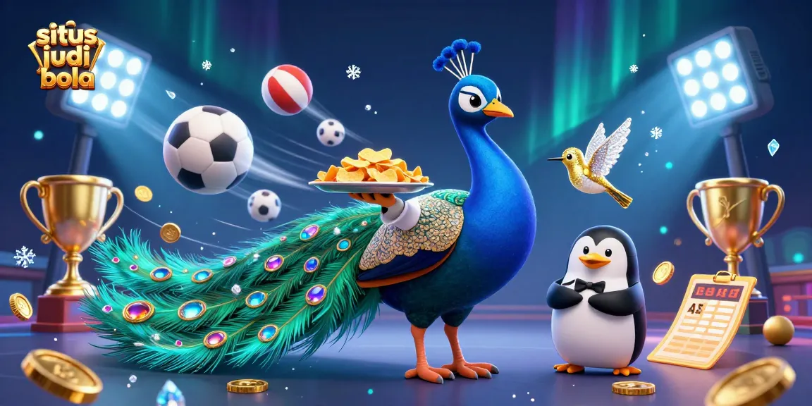 Engage in situs judi bola betting excitement with dynamic sports elements and a vibrant atmosphere.