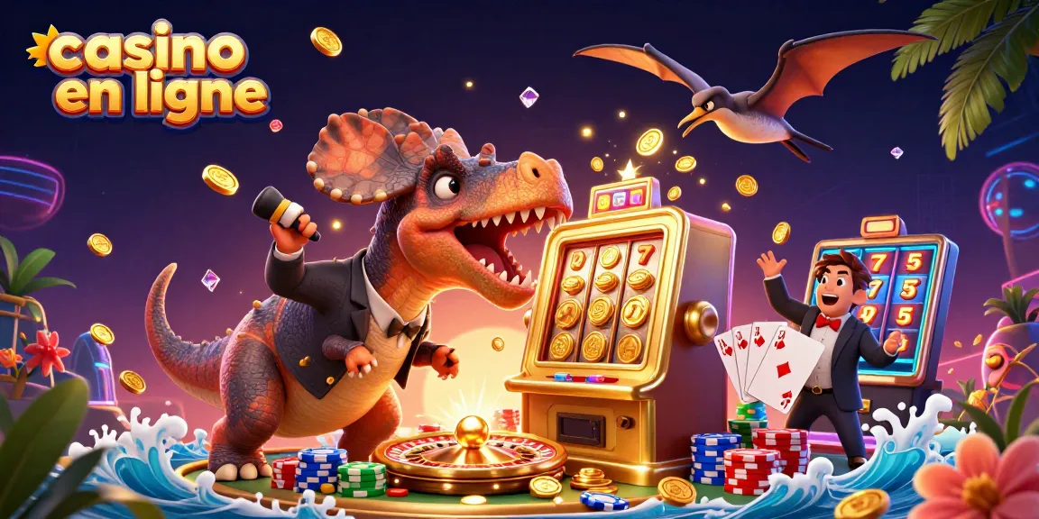 Les jeux de casino en ligne offrent des jackpots et des gains en monnaie sur des machines à sous animées.