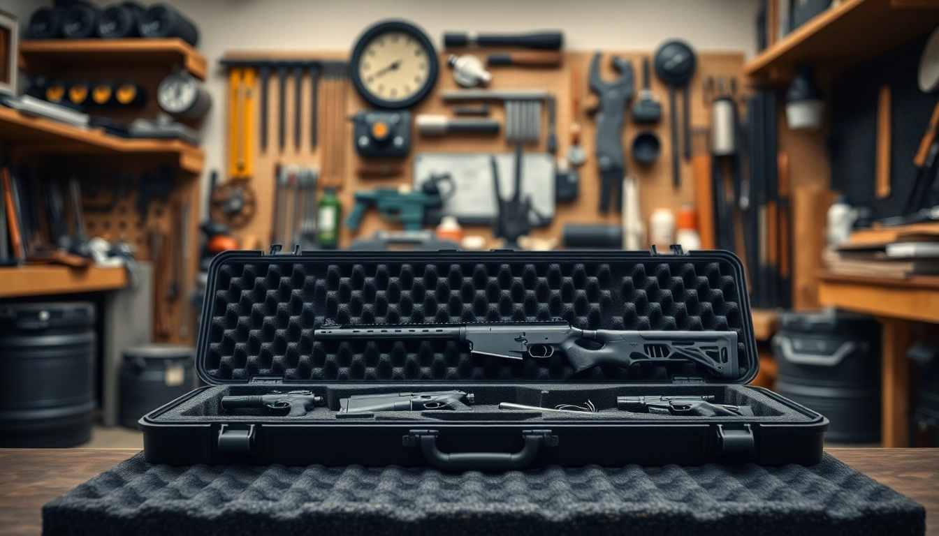 Enhance your collection with custom foam for rifle case showcasing precision compartments.
