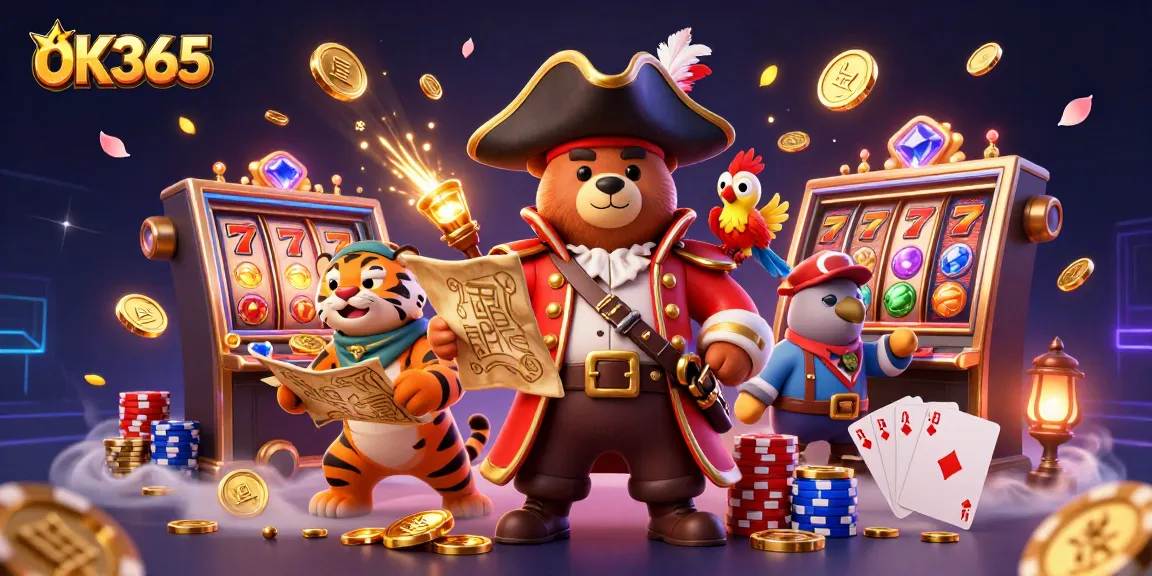 Experience thrilling adventures with OK365 while engaging in vibrant casino action and winning big.