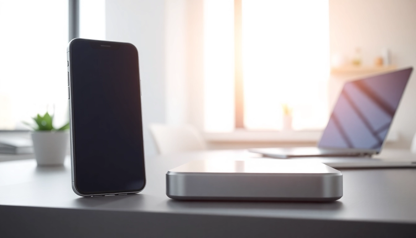 Phonelocker in a modern office environment, showcasing advanced phone storage solutions.