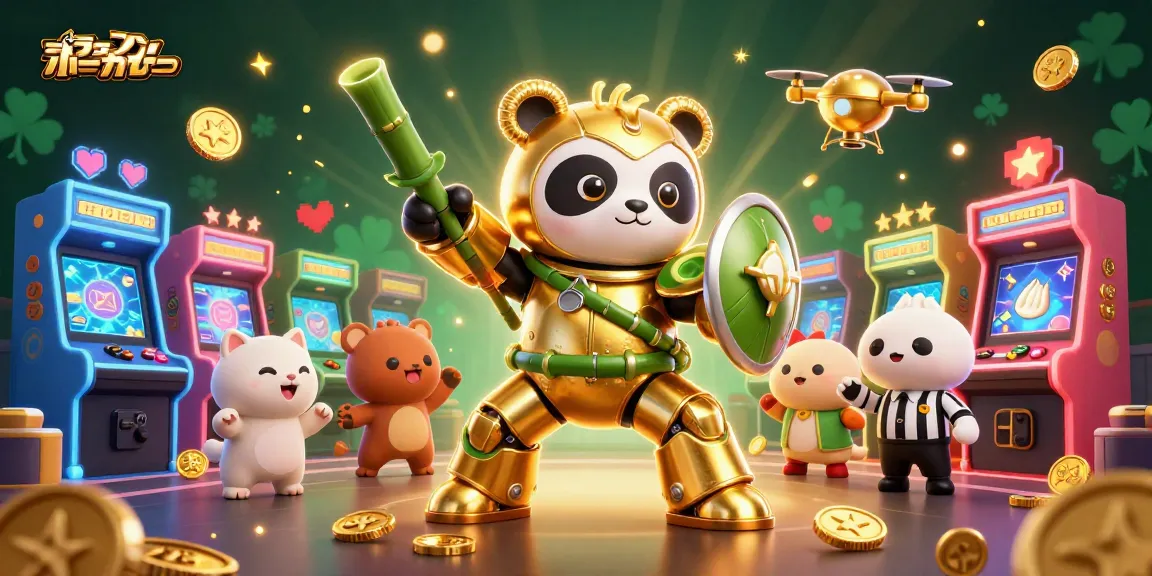 オンラインポーカーを楽しむキャラクターたちが、賑やかなシーンでプレイする様子。