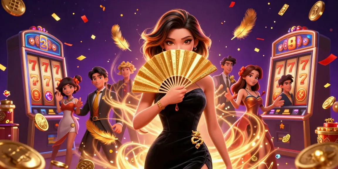 Experience the thrill of สล็อตเว็บตรง with this dynamic illustration showcasing casino excitement and winning potential.