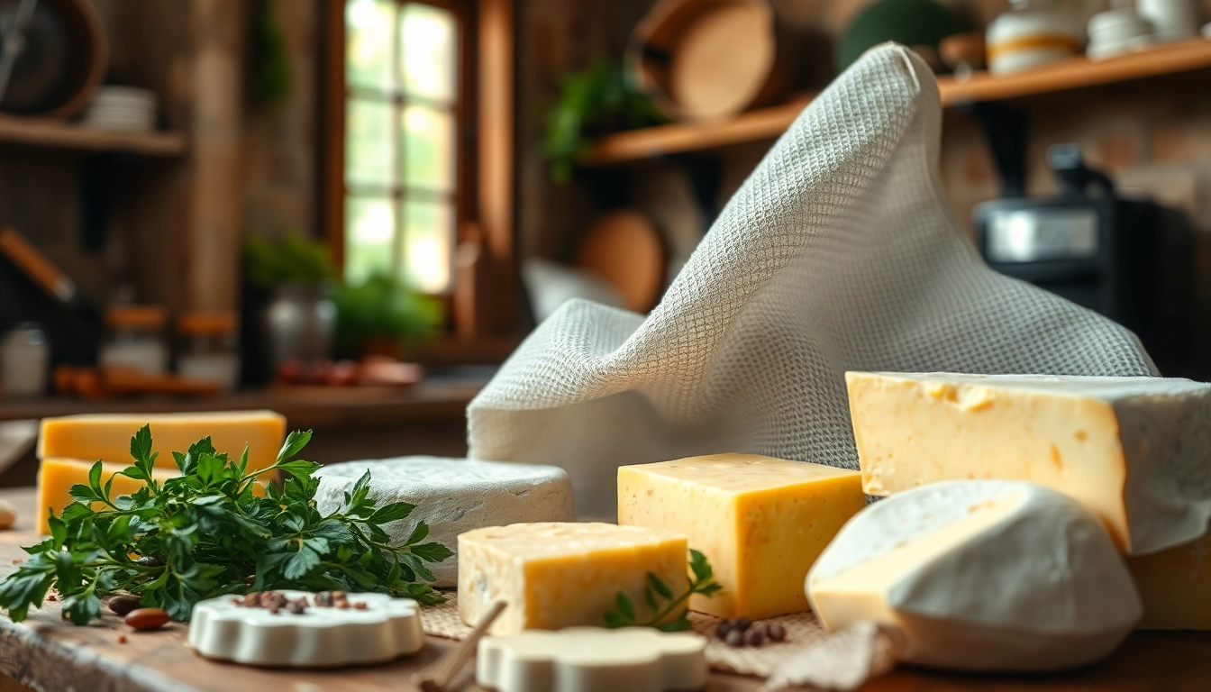 Gebruik kaasdoek om ambachtelijke kazen perfect te coaguleren in een rustieke keuken.