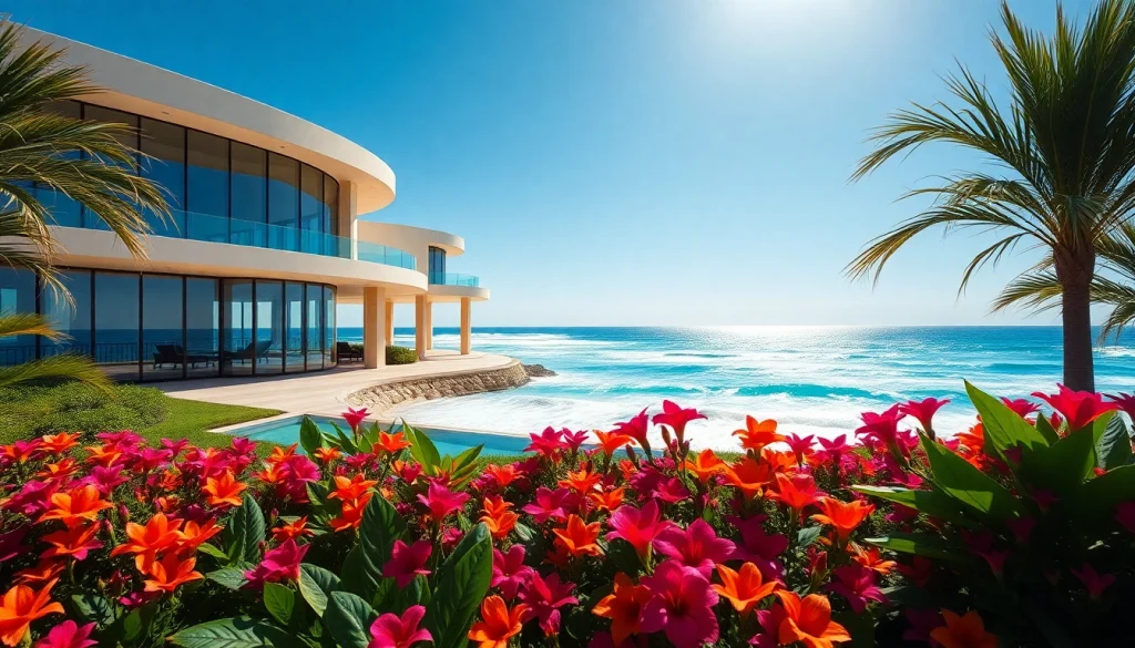 Cabo San Lucas real estate showcasing a luxurious beachfront property with stunning architecture.