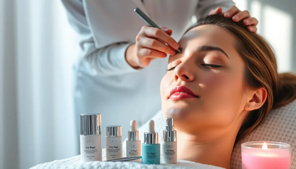 Experience a rejuvenating VI Peel Nyack treatment enhancing skin glow and health in a serene spa.