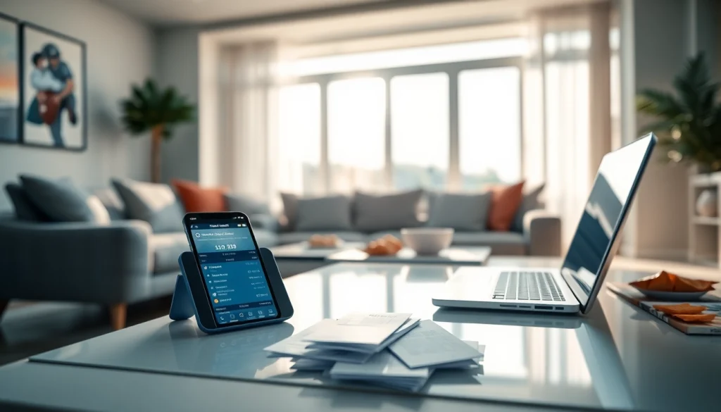 Engaging setup showcasing sportsbooks in California including an app interface on a smartphone.