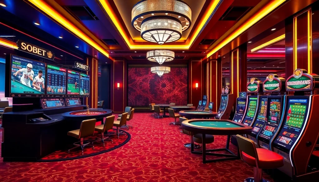 Experience the excitement of link alternatif sbobet at a vibrant, luxurious casino betting station.